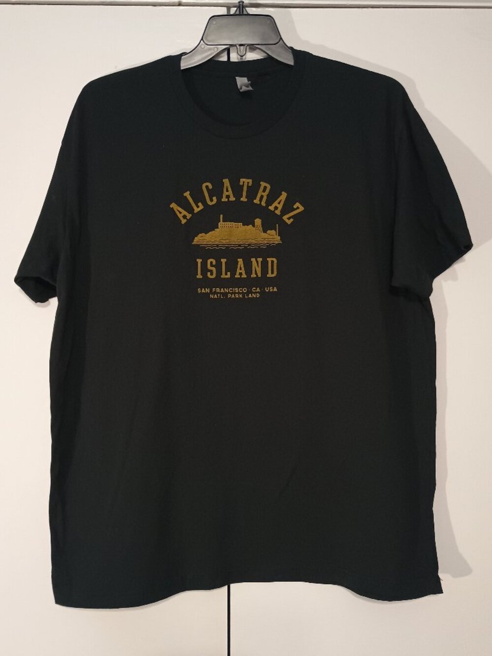 Next Level Apparel Alcatraz Island San Francisco Graphic Tee XXL Black - Picture 1 of 4